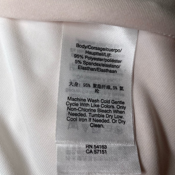 DKNY Pink and Black Sleeveless Wrap Blouse sz L - Picture 5 of 5